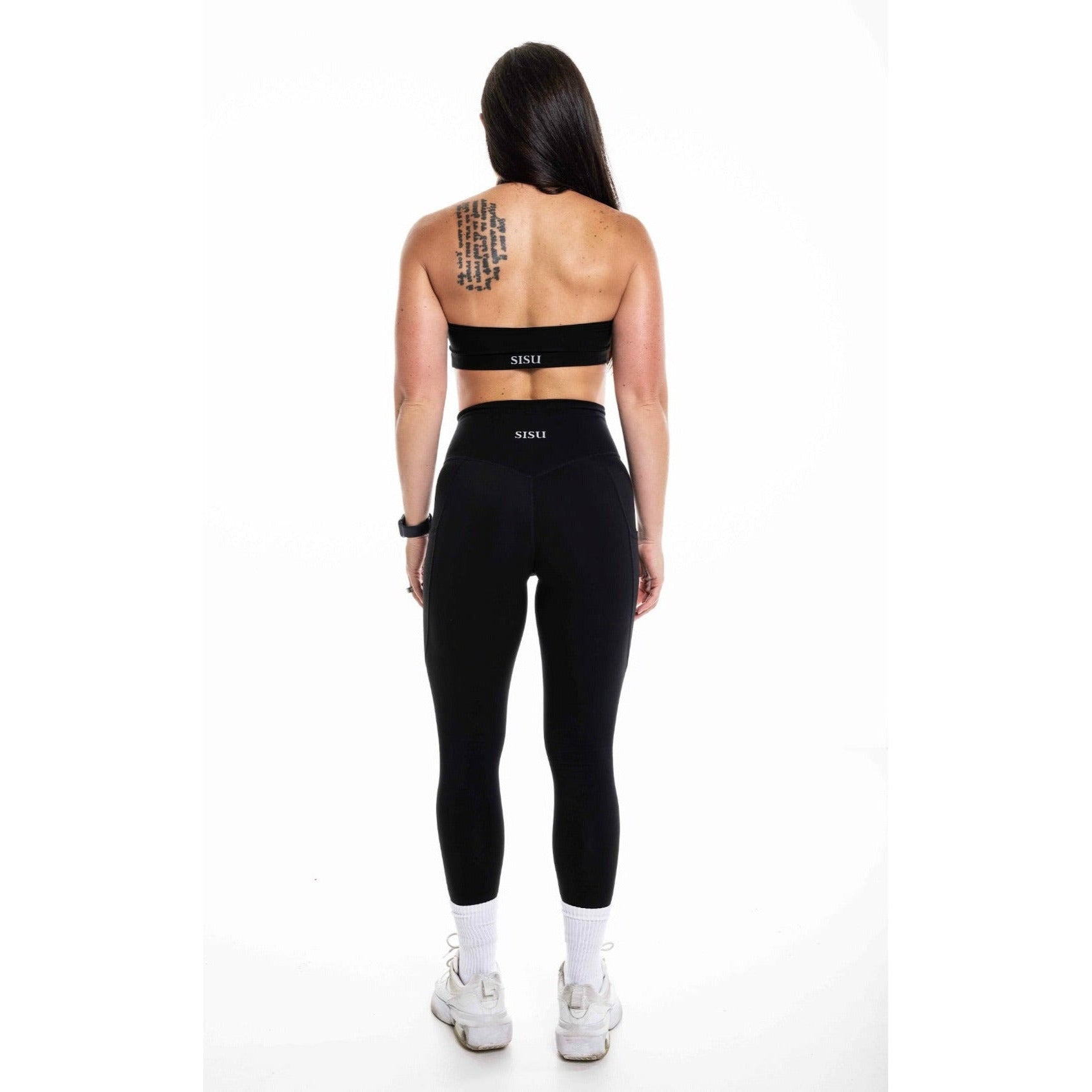 ACTIVE POCKET ANKLE LENGTH LEGGINGS - BLACK – sisu Active AU